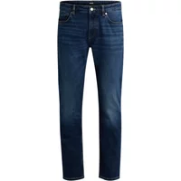 Slim Fit Dunkelblaue Stretch-Denim-Jeans Hugo Boss