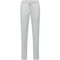 Slim Fit Elastische Baumwollhose Grau Hugo Boss