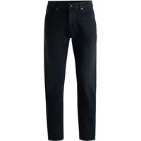 Slim Fit Jeans mit Lederlogo Hugo Boss