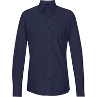 Slim Fit Jersey Hemd Blau Hank Hugo Boss