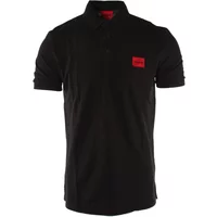 Slim Fit Schwarzes Baumwoll-Poloshirt Hugo Boss