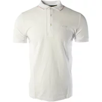 Slim Fit Weiße Baumwoll-Poloshirt Hugo Boss