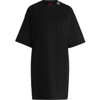 Stack Logo Oversized T-Shirt Kleid Hugo Boss