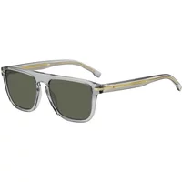 Stilvolle Grün Graue Sonnenbrille Damen Hugo Boss