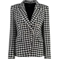 Strukturierter Houndstooth Blazer mit Verzierten Knöpfen Hugo Boss