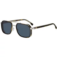 Stylische Sonnenbrille in Havana Palladium/Blue Hugo Boss