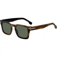 Stylish Sunglasses in Striped Black White Hugo Boss