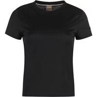 Techno Fabric T-shirt mit Logo-Patch Hugo Boss