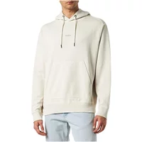 Tonal Logo Baumwoll-Terry Hoodie Hugo Boss