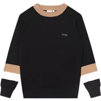 Tricolor Langarm Pullover Hugo Boss