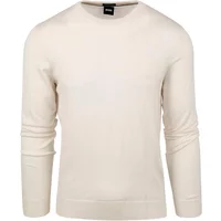 Umweltfreundlicher Wollpullover mit gesticktem Logo Hugo Boss