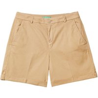 United Colors of Benetton Bermudas mit kleinem Umschlag am Saum