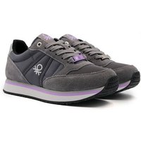 United Colors of Benetton Damen Sneaker WORD NYX - ash/fucsia Sneaker