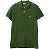 United Colors of Benetton Poloshirt mit großem Label-Badge