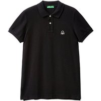 United Colors of Benetton Poloshirt mit großem Label-Badge