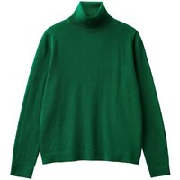 United Colors of Benetton Stehkragenpullover mit Umschlagkragen