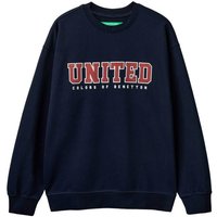 United Colors of Benetton Sweatshirt mit großem kontrastfarbenen Print