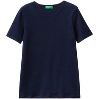 United Colors of Benetton T-Shirt in feiner Rippenqualität