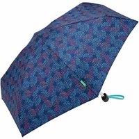 United Colors of Benetton Taschenregenschirm Ultra Mini Flat - Pop Dots bellwether blue