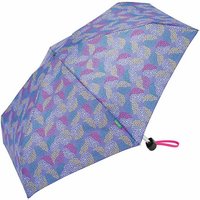 United Colors of Benetton Taschenregenschirm Ultra Mini Flat - Pop Dots deep periwinkle