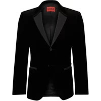 Veloursblazer mit Satinrevers Hugo Boss