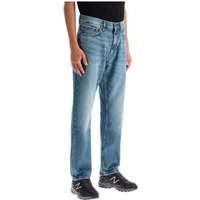 Verwaschene Denim Straight Leg Jeans Hugo Boss