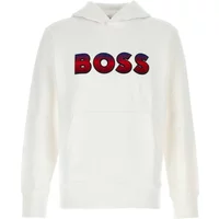 Weiße Baumwoll-Sweatshirt Boss