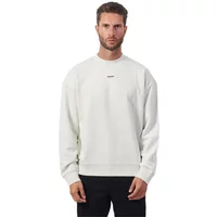 Weiße Crewneck Baumwollpullover Hugo Boss