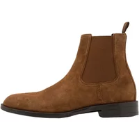 Wildleder Runde Zehen Flache Stiefel Hugo Boss