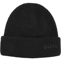 Woll-Logo-Hut in Schwarz Hugo Boss