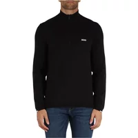 Zip Neck Tech-Flex Baumwollpullover Boss