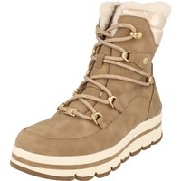 TOM TAILOR 4290040009 Damen Schuhe Schnürer warme Tex Stiefel gefüttert Winterboots Reißverschluss