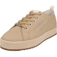 TOM TAILOR Damen Schuhe Halbschuhe Schnürer 7490050003 Plateausneaker Gepolstert