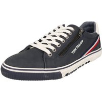 TOM TAILOR 7480040002 Herren Schnürer Halbschuhe Sneaker Reißverschluss