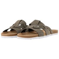 TOM TAILOR Pantolette aus Wildleder Slipper (1-tlg) aus echtem Leder