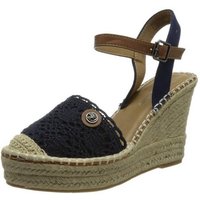 TOM TAILOR blau Keilsandalette (1-tlg)