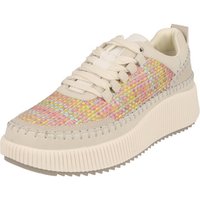 TOM TAILOR Damen Schuhe Halbschuhe Schnürer 7490280003 Plateausneaker gepolstert