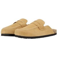 TOM TAILOR Pantolette aus Wildleder Slipper (1-tlg) aus echtem Leder