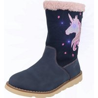 TOM TAILOR 4272301 Mädchen Schuhe Tex Boots Einhorn Blinkend Winterstiefel wärmend