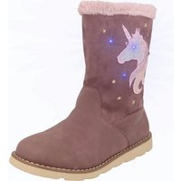 TOM TAILOR 4272301 Mädchen Schuhe Tex Boots Einhorn Blinkend Winterstiefel wärmend