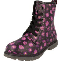 TOM TAILOR 4270160034 Mädchen Schuhe Tex Schnürstiefel Blume Winterboots Reißverschluss