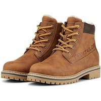 TOM TAILOR Unifarbene Stiefel Schnürstiefel (1-tlg)