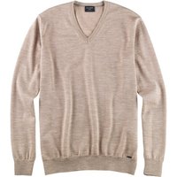 OLYMP V-Ausschnitt-Pullover OLYMP Strick Casual klassischer Strickpullover