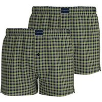 TOM TAILOR Webboxer (2-St) mit coolem Karo-Muster