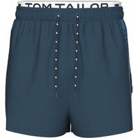 TOM TAILOR Badehose Kordel mit Logodruck