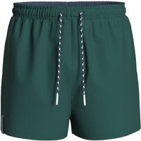 TOM TAILOR Badehose mit gemusterten Kordeln