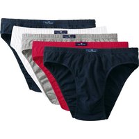 TOM TAILOR Slip Herren-Slip 5er-Pack Single-Jersey Uni