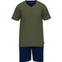 TOM TAILOR Pyjama Herren-Shorty Single-Jersey Streifen