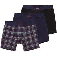 TOM TAILOR Boxershorts Long Pants im Dreierpack (im Dreierpack)