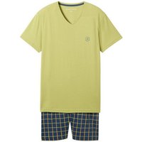 TOM TAILOR Boxershorts Pyjama aus Baumwolle